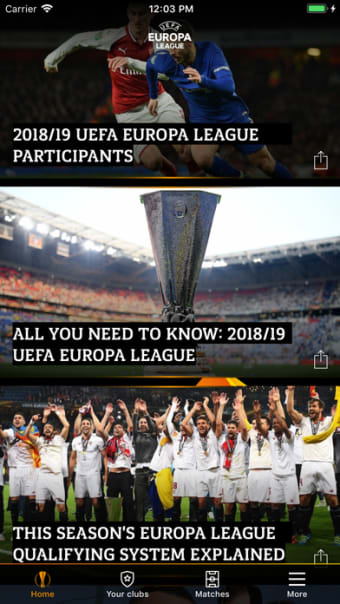 UEFA Europa League football
