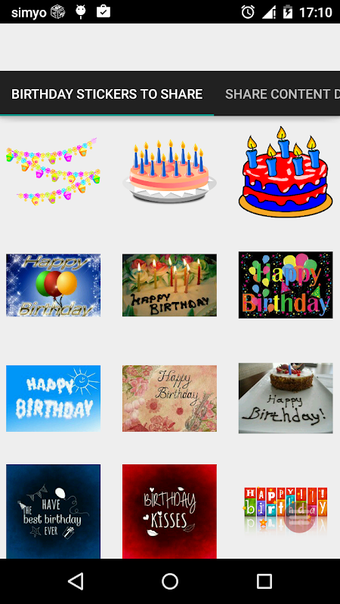 Happy Birthday Chat stickers