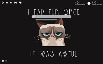 Grumpy Cat Cartoon Wallpaper New Tab