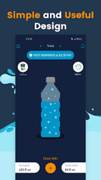 Water Reminder - Drink 8 Glass