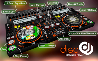 DiscDj 3D Music Player  Dj Mixer
