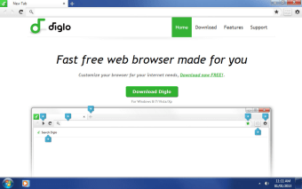 Diglo browser