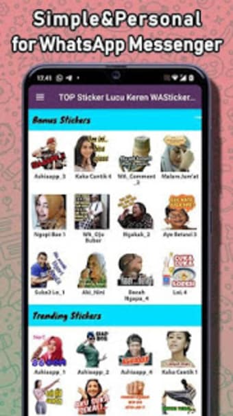 TOP Sticker Lucu Keren WAStickerApps for WhatsApp