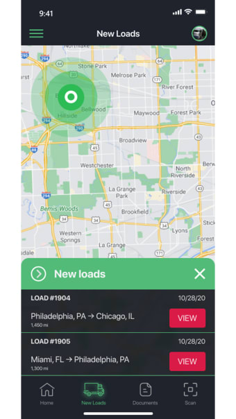 ezLoads Driver App and Scanner