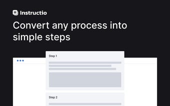 Create step-by-step guides — Instructio