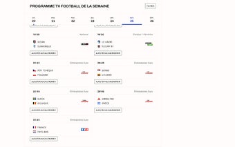 Calendrier Footmercato