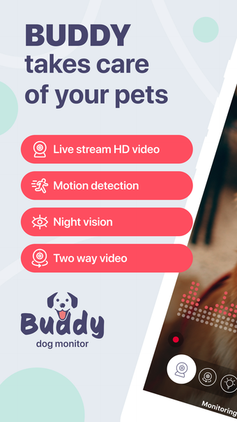 Buddy: Dog monitor  Pet cam