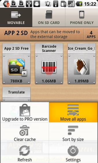 AppMgr Pro III App 2 SD Hide and Freeze apps