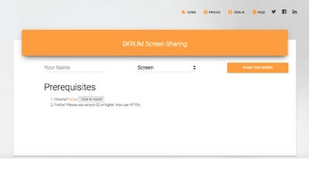 Skrum Screen Sharing