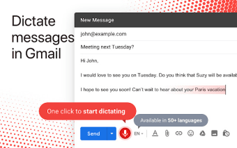 Dictation for Gmail