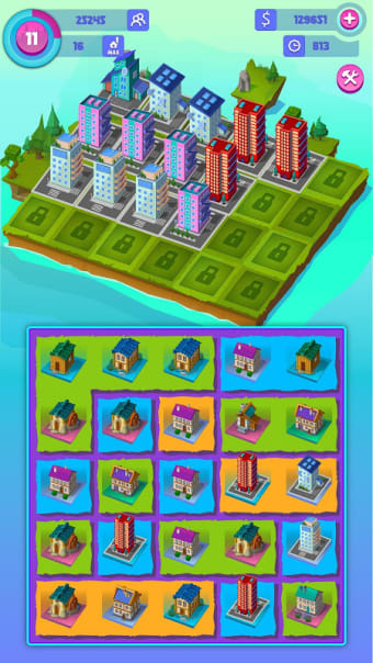 Merge - city builder (new addictive game)