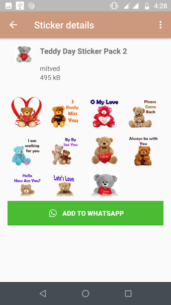 Teddy Bear Stickers for Whatsapp (WAStickerApps)