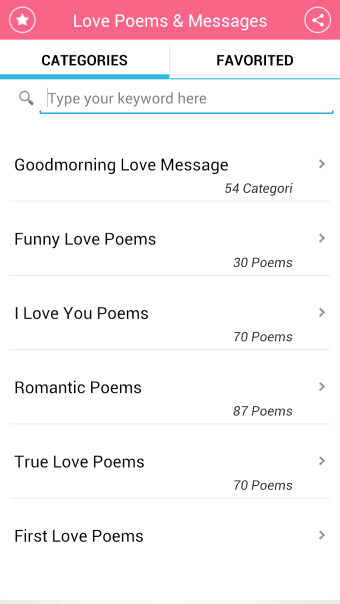 Love Poems And Messages