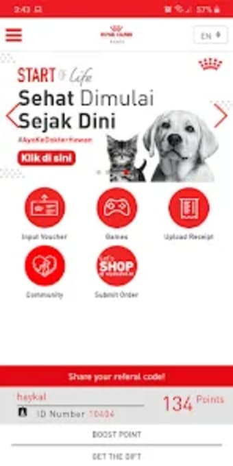 Royal Canin Points