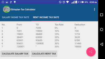 Ethiopian Tax Calculator የኢትዮ