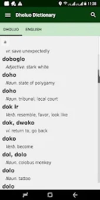 Dholuo Dictionary