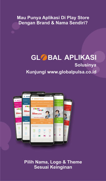 GLOBAL PULSA : Aplikasi Agen Pulsa, eMoney & PPOB
