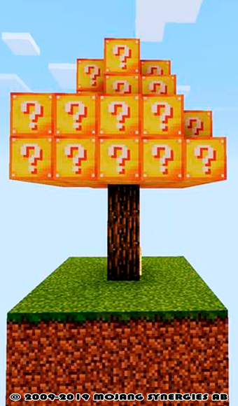 Lucky skyblock for minecraft pe