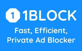 1Block - Best Adblocker for Chrome