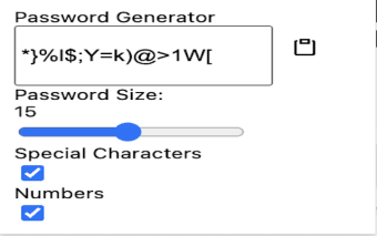 Password creator