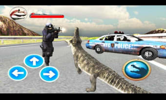 Police Crocodile Simulator 3D