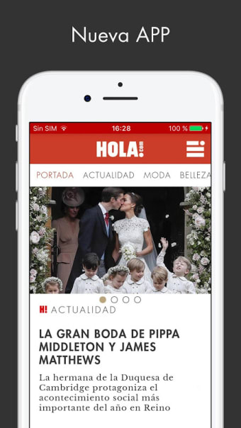 ¡HOLA! ESPAÑA Sitio web