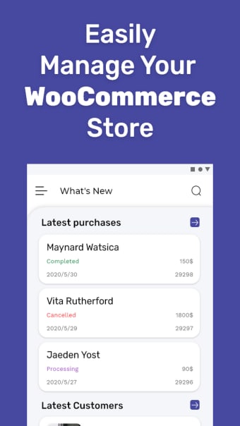 Woocer - Woocommerce admin