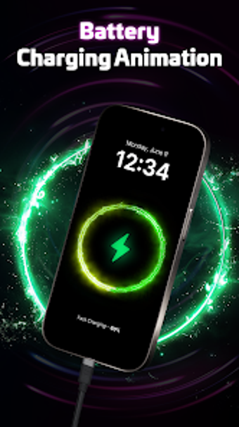 Color Battery Charge Animation