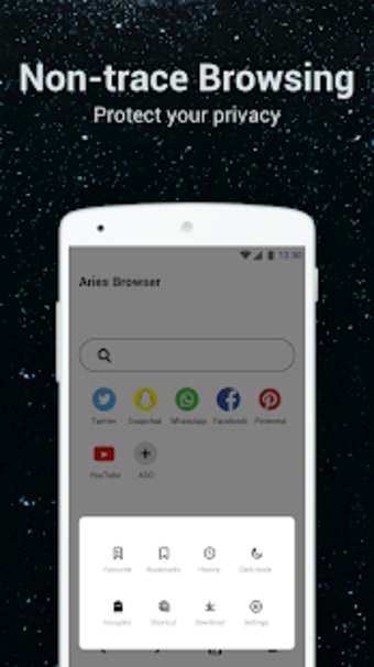 Aries browser - Privacy Safe Light