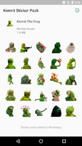 Kermit The Frog Sticker Pack