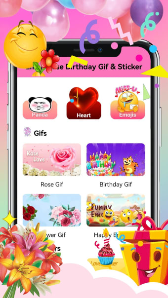 WAStickerApps - Lovely Rose Emoji Gif
