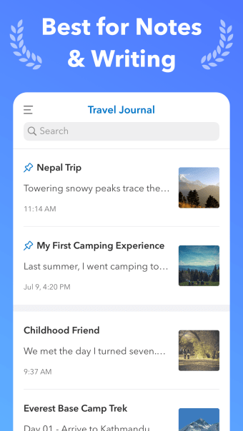 UpNote - notes diary journal
