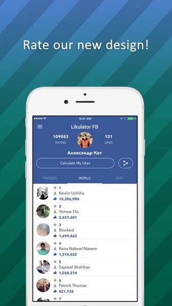 Likulator for Facebook