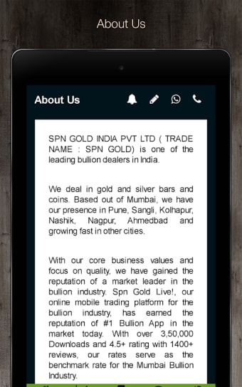 SPN Gold : Online Trading