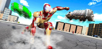 Iron Super Hero Vs. City Gangs