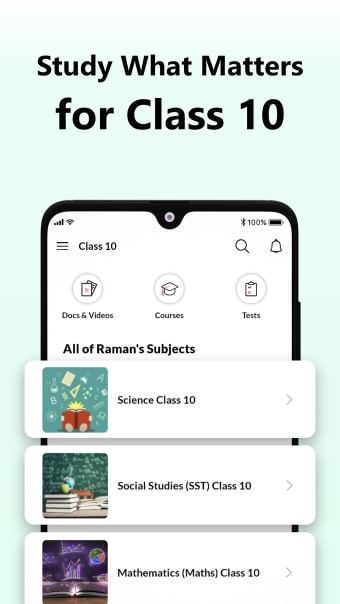 Class 10 CBSE App: Maths Science SST NCERT