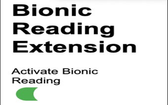 Bionic Reading Extension