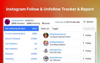 TrackFox - IG Followers & Unfollower Tracker