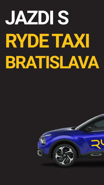 RYDE: Taxi aplikácia