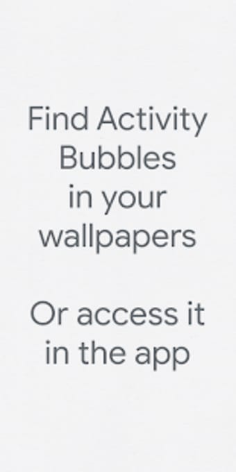 Activity Bubbles - A Digital Wellbeing Experiment