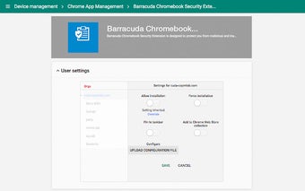 Barracuda Chromebook Security Extension