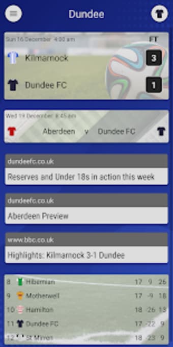 SFN - Unofficial Dundee Football News