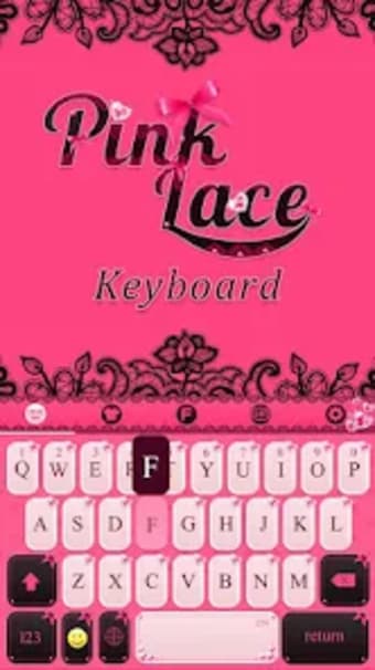 Pinklace Keyboard Theme