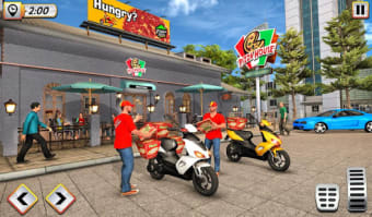 Delivery Pizza Boy Driving Simulator New Bike Game