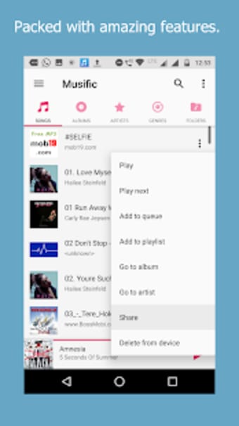 Musific - mp3 and Music Player Equalizer