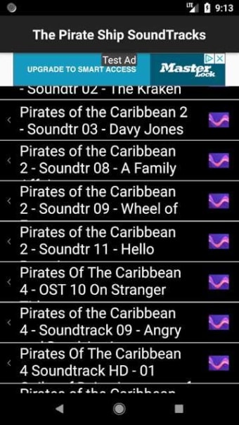 The Pirates Ship SoundTracks