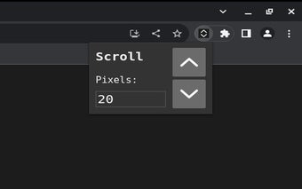 Pixel scroll