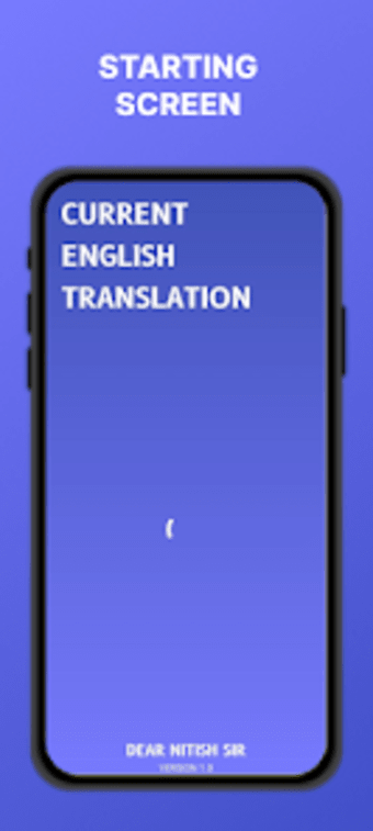Current English Translation
