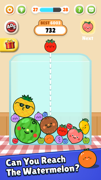 The Merge Watermelon Game