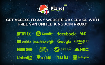 VPN UNITED KINGDOM - Planet VPN lite Proxy